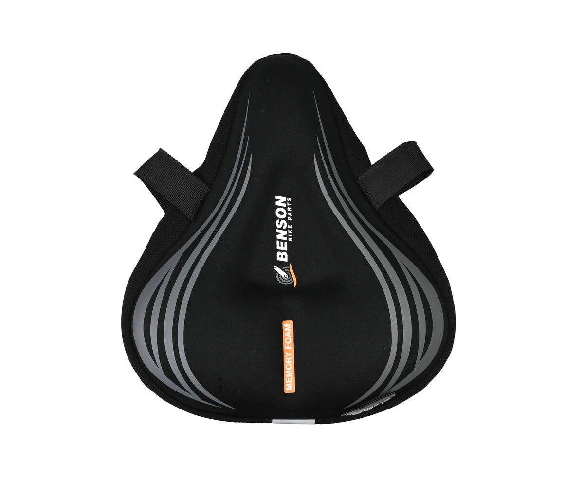 Zadeldek 260x235mm Memory Foam met Reflectie voor Veilig Fietsen - Afbeelding 4
